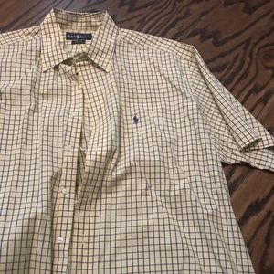 Ralph Lauren short sleeved button down shirt